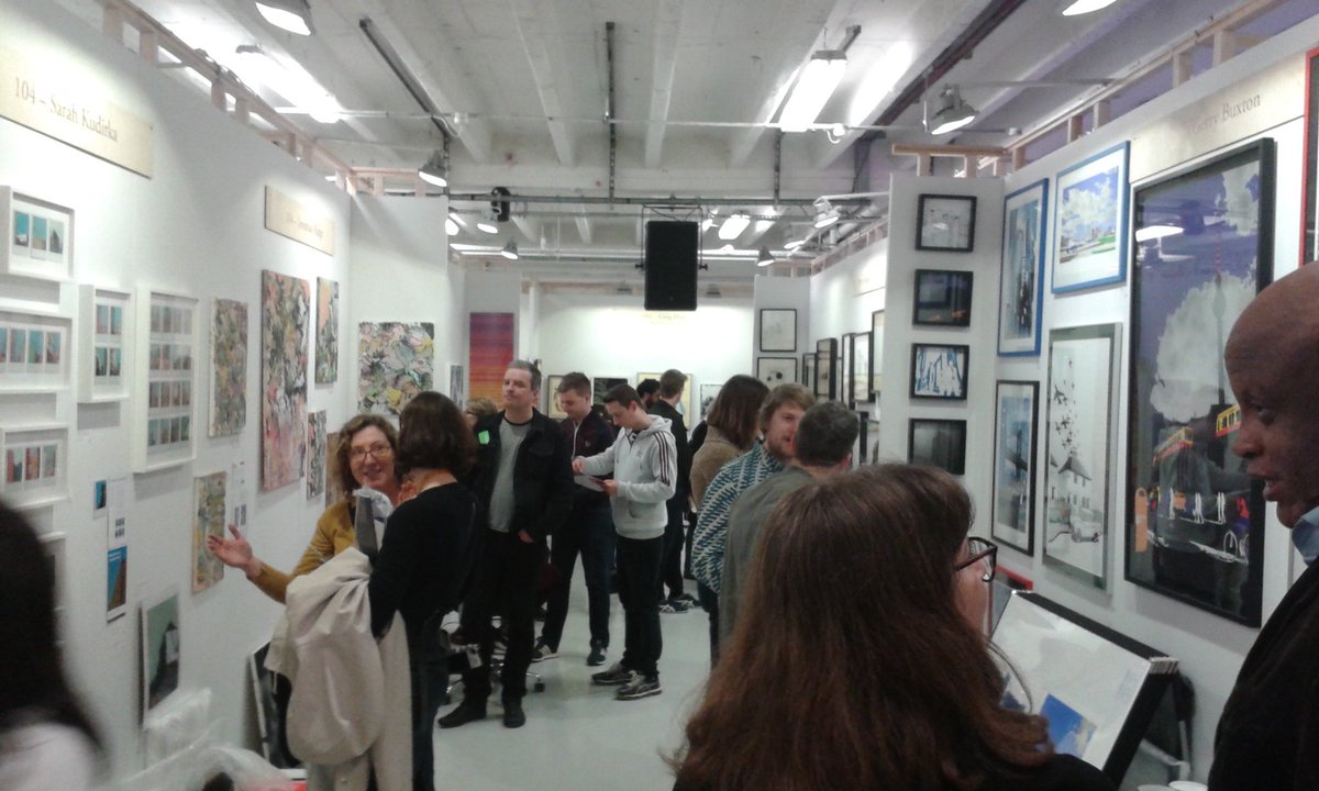 Back again <a href="/TheOtherArtFair/">The Other Art Fair</a> . Great discussion with <a href="/JonRidgeArt/">Jonathan Ridge art</a> about life of an artist on social media &amp; beyond.