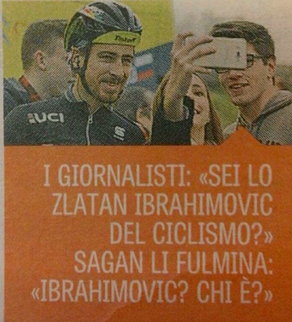 Amazing dude <a href="/petosagan/">Peter Sagan</a> is our hero in all situation! Love this man!