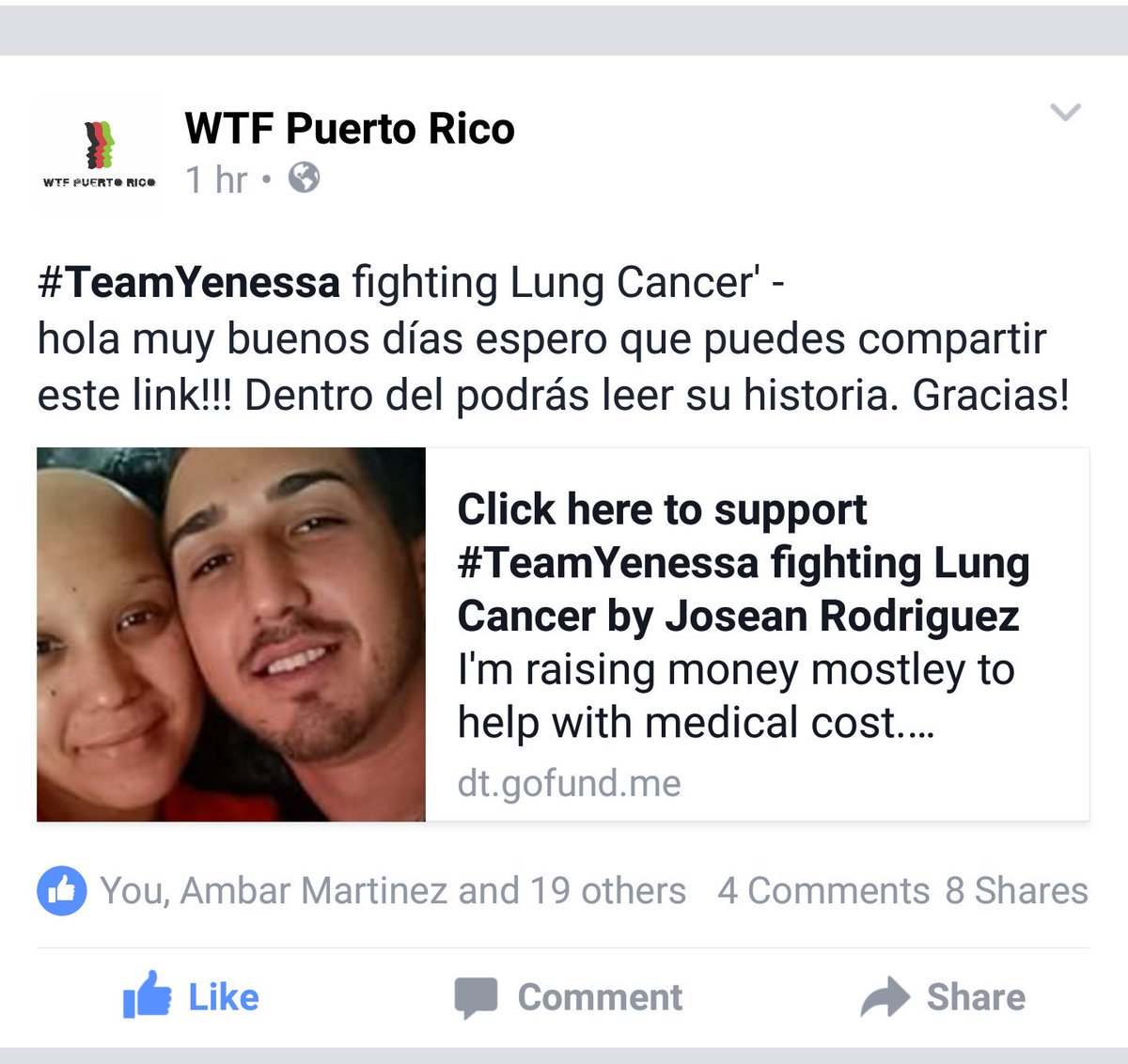 Yene_Marie's tweet photo. @wtfpuertorico ustedes hacen la diferencia!!! Gracias x compartirlo x un fuerte abrazo!! https://t.co/1EPmTyF2Pw