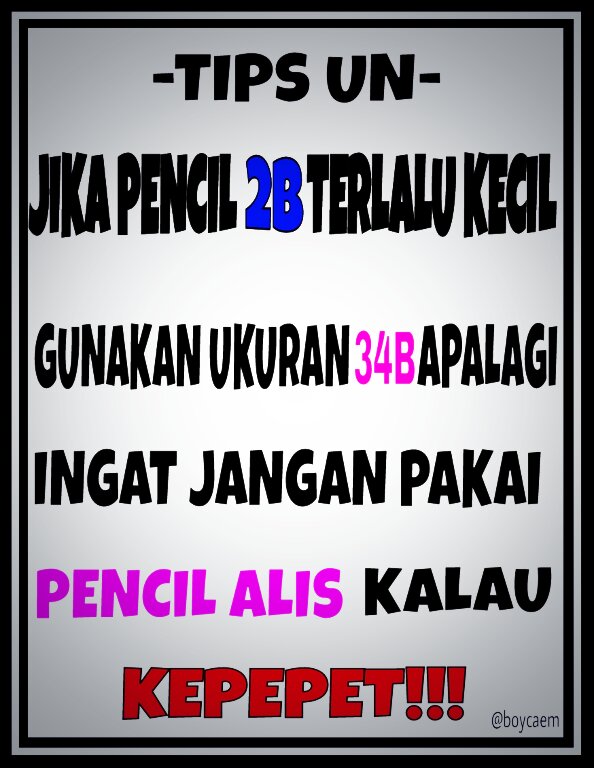 jangan pakai pencil alis kalau kepepet! #TipsUNMasaKini <a href="/MemeComicIndo/">mesh</a>