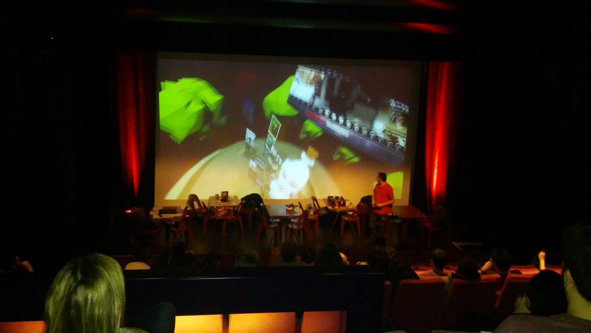 bifff_festival's tweet photo. One of the #blendingjam teams made a virtual reality app to navigate in the programme of #bifff2016. Back in 2017?? https://t.co/FyMcJ4o68K