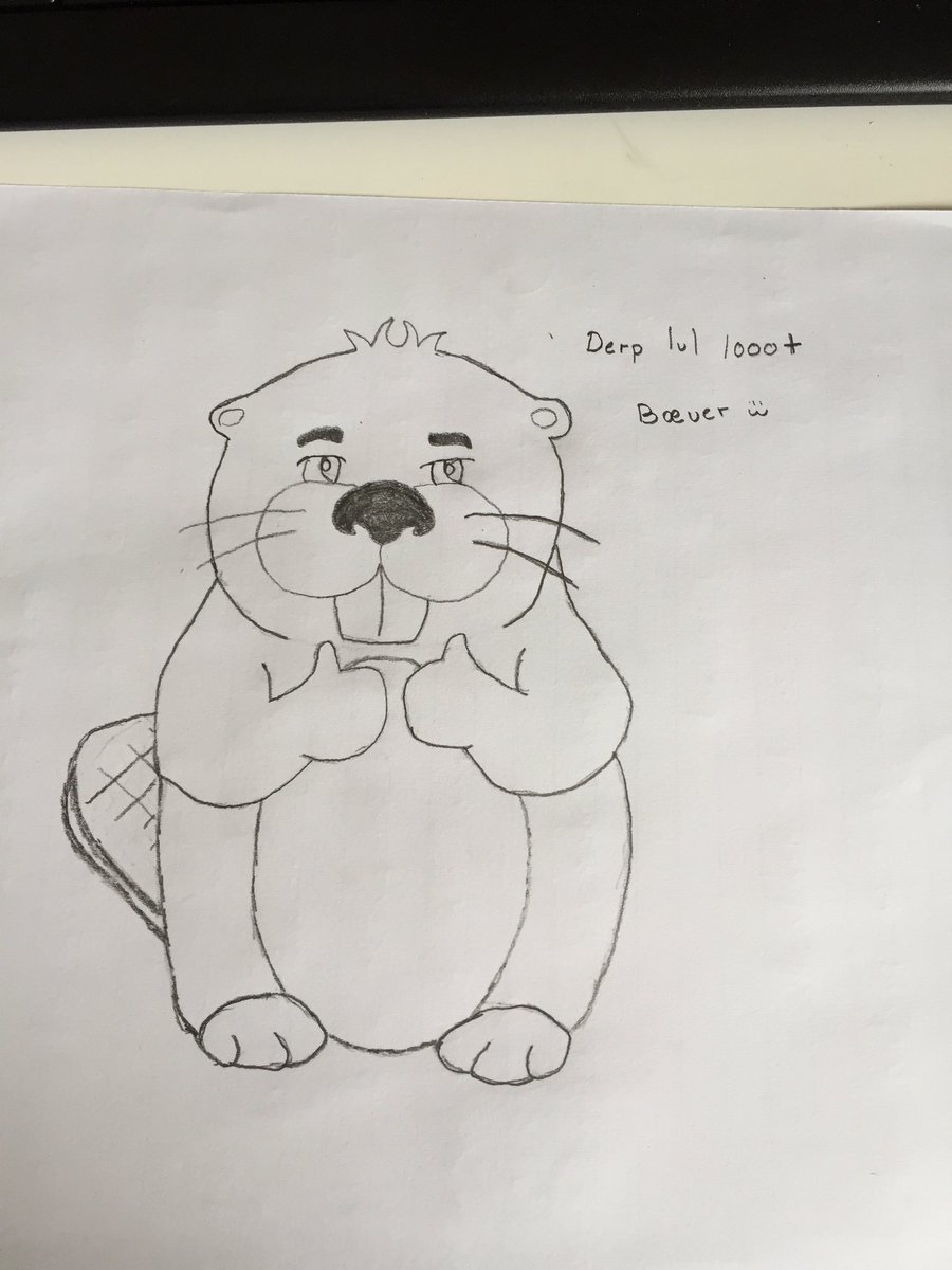 Emma_Foged's tweet photo. @HelteAnden bæveren jeg skulle tegne, dog kun en skitse :3 https://t.co/ayg3fmi6PL