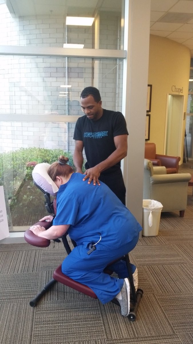 bodyworkatwork's tweet photo. #Massage #chairmassage #bodywork #Bodyworkatwork #employeeappreciation #CharlotteNC #healthmaxcenter https://t.co/rwKbkSMo3U