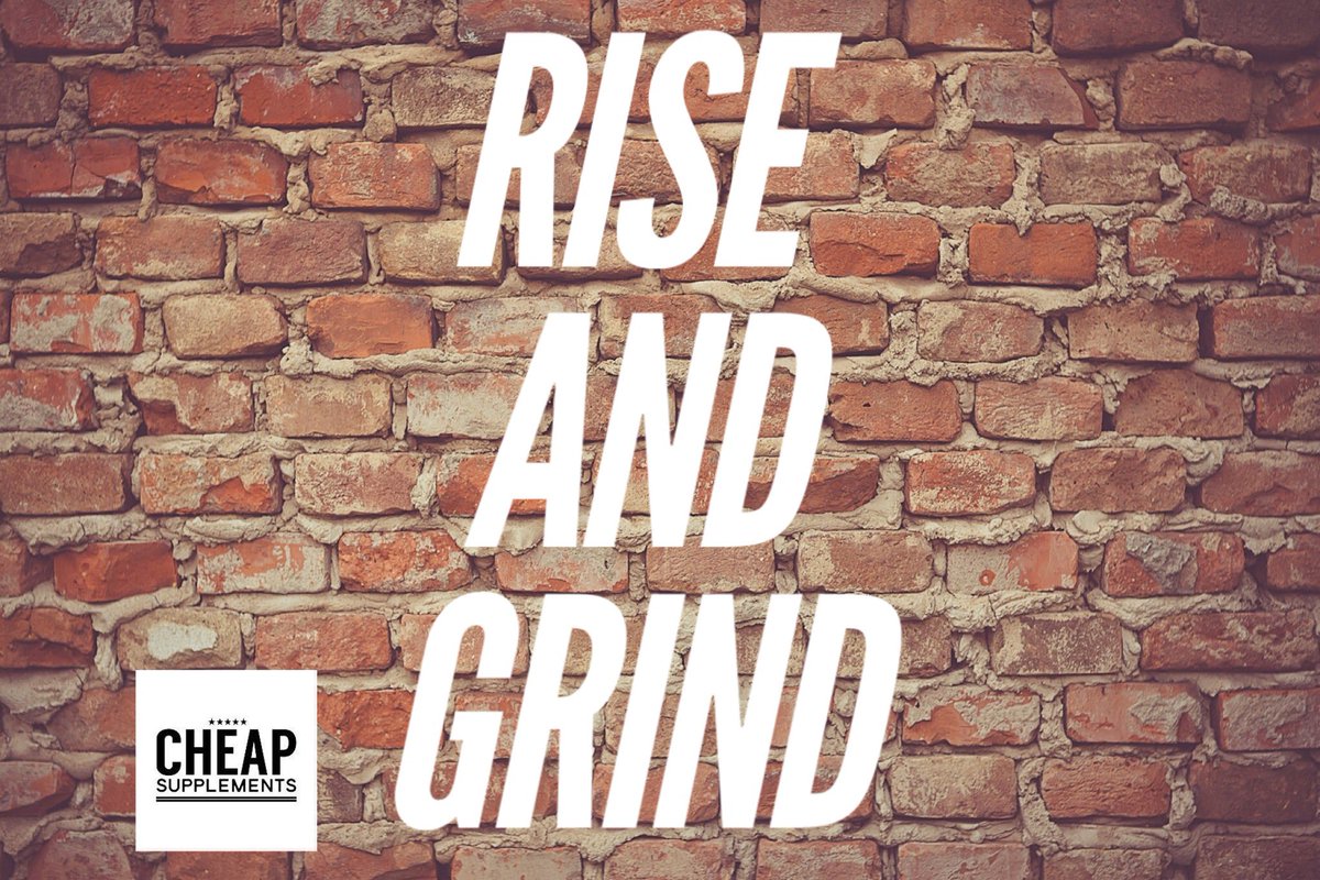 Cheap_Supps's tweet photo. Rise and Grind. #CheapSupplements https://t.co/SZawviUai8