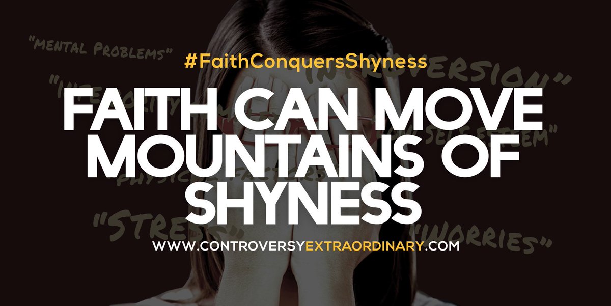 MrControversyX's tweet photo. #FaithConquersShyness: Faith Can Move Mountains of Shyness

https://t.co/rkuiljsCKs https://t.co/vpSm7u7OBf