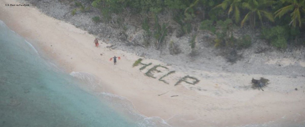 Men rescued from remote Pacific Island after spelling "help" with palm fronds: abcn.ws/1WjPgtW