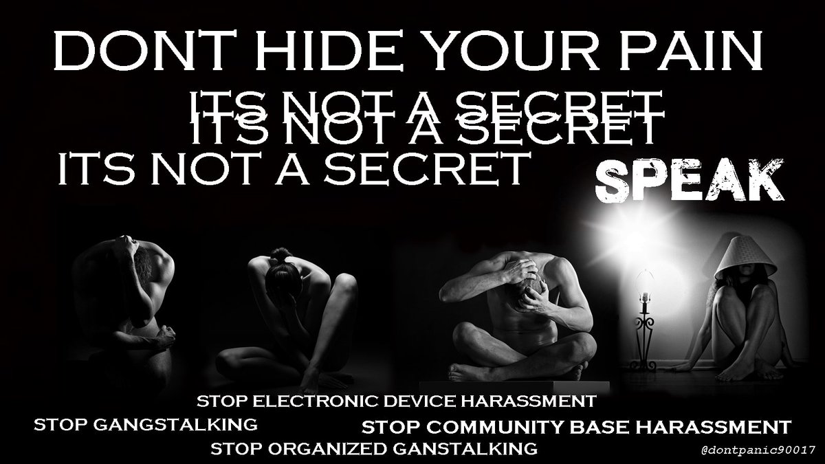 dontpanic90017's tweet photo. #stopgangstalking #stopcommunitybaseharassment #nomindcontrol #SpeakUp #fightback #dontgiveup #notasecret https://t.co/NwGN7y0Sgd