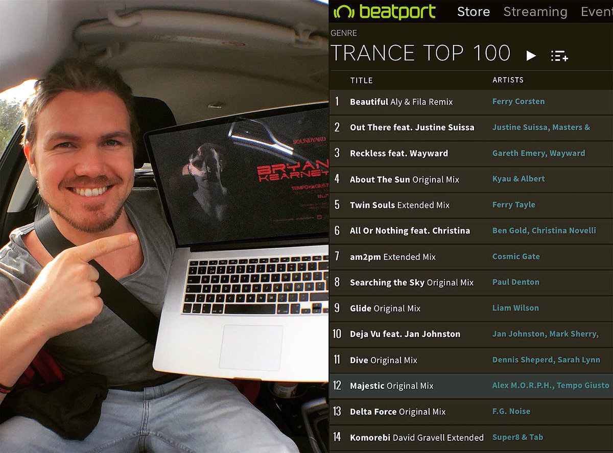 TempoGiusto's tweet image. Majestic #12 on Beatport with @AlexMORPH and Helsinki debut tonight with @bryankearney! 🔊😎 #trancefamily #Finland