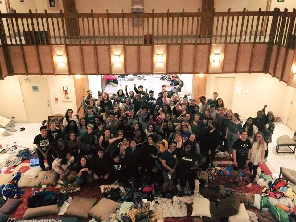 AppStudentPower's tweet photo. Occupying the admin building until Chancellor Everts stands against HB2 #AppStateAgainstHB2 #OccupyAppStateAdmin https://t.co/vYZsfAn6bM