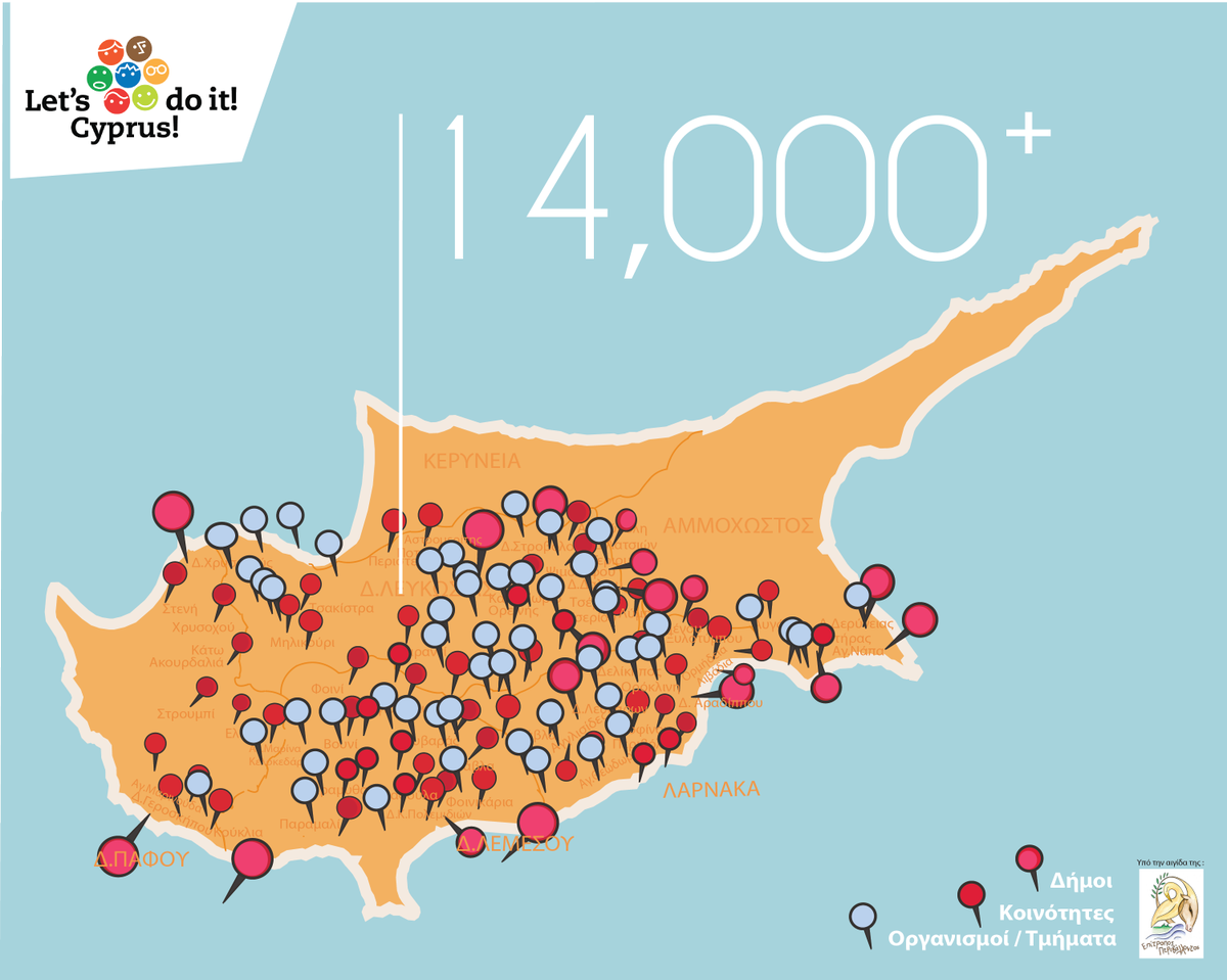 Από #ΑΥΡΙΟ κίολας, η Κύπρος μας θα δείχνει πιο καθαρή, κι αυτό χάρη σε όλους εσάς!
#10Απριλίου ι #letsdoitcyprus