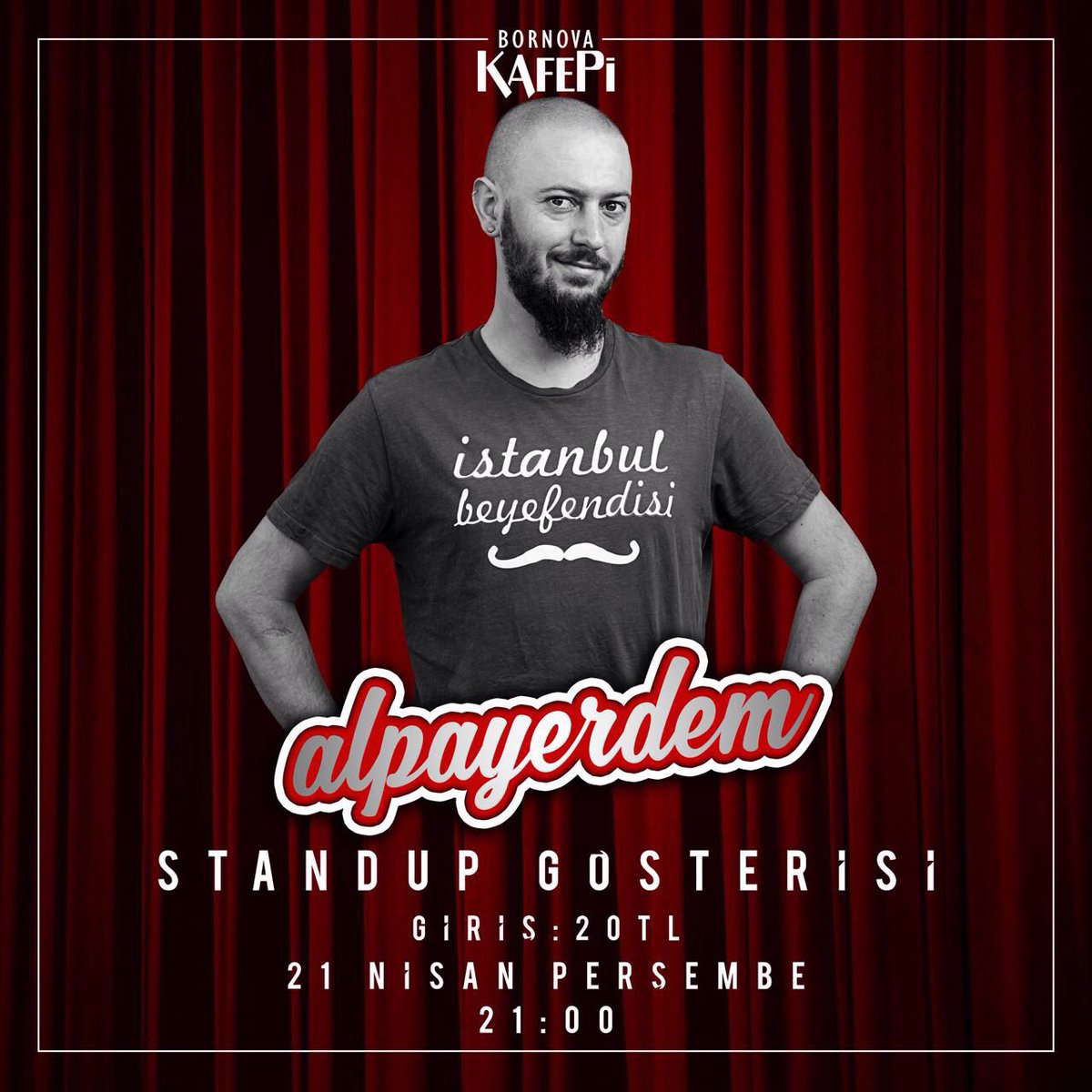 Biz bu stand-up işini çok sevdik. 21 Nisan Uykusuz dergisi karikatüristlerinden Alpay Erdem'le birlikte gülmeye..🤔😉😃