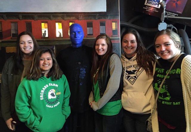 OFHSsings's tweet image. Blue Man Group last night! 🤖🎼