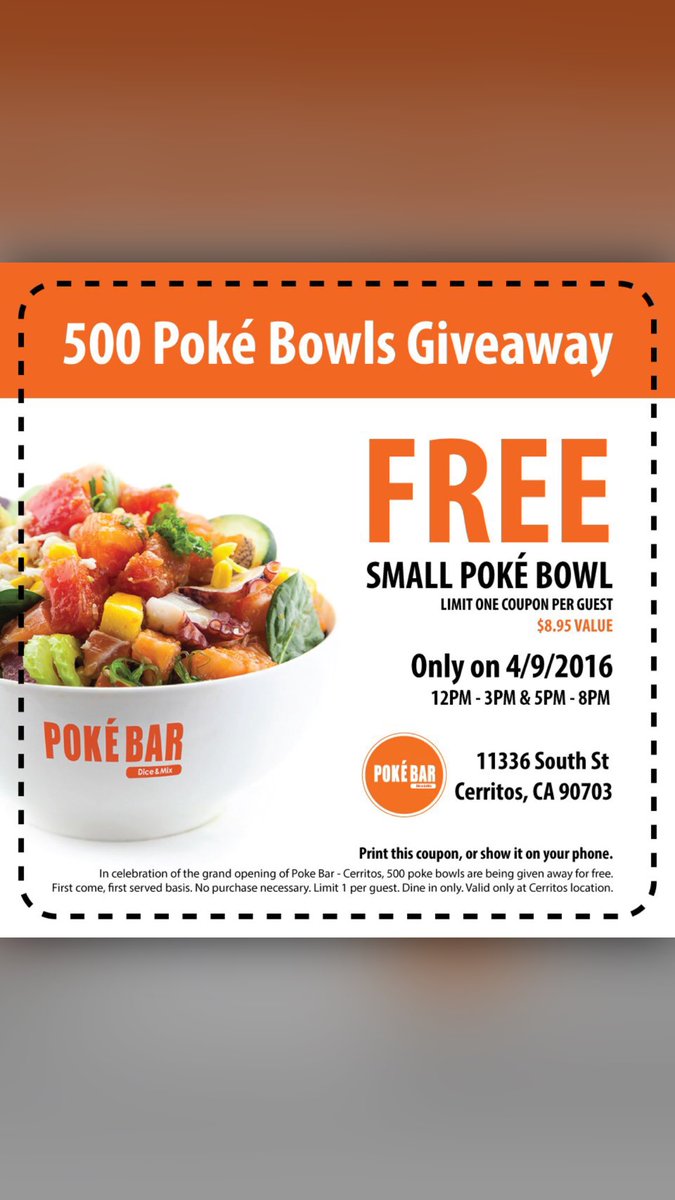 poke house and tea bar coupon Precious Viera