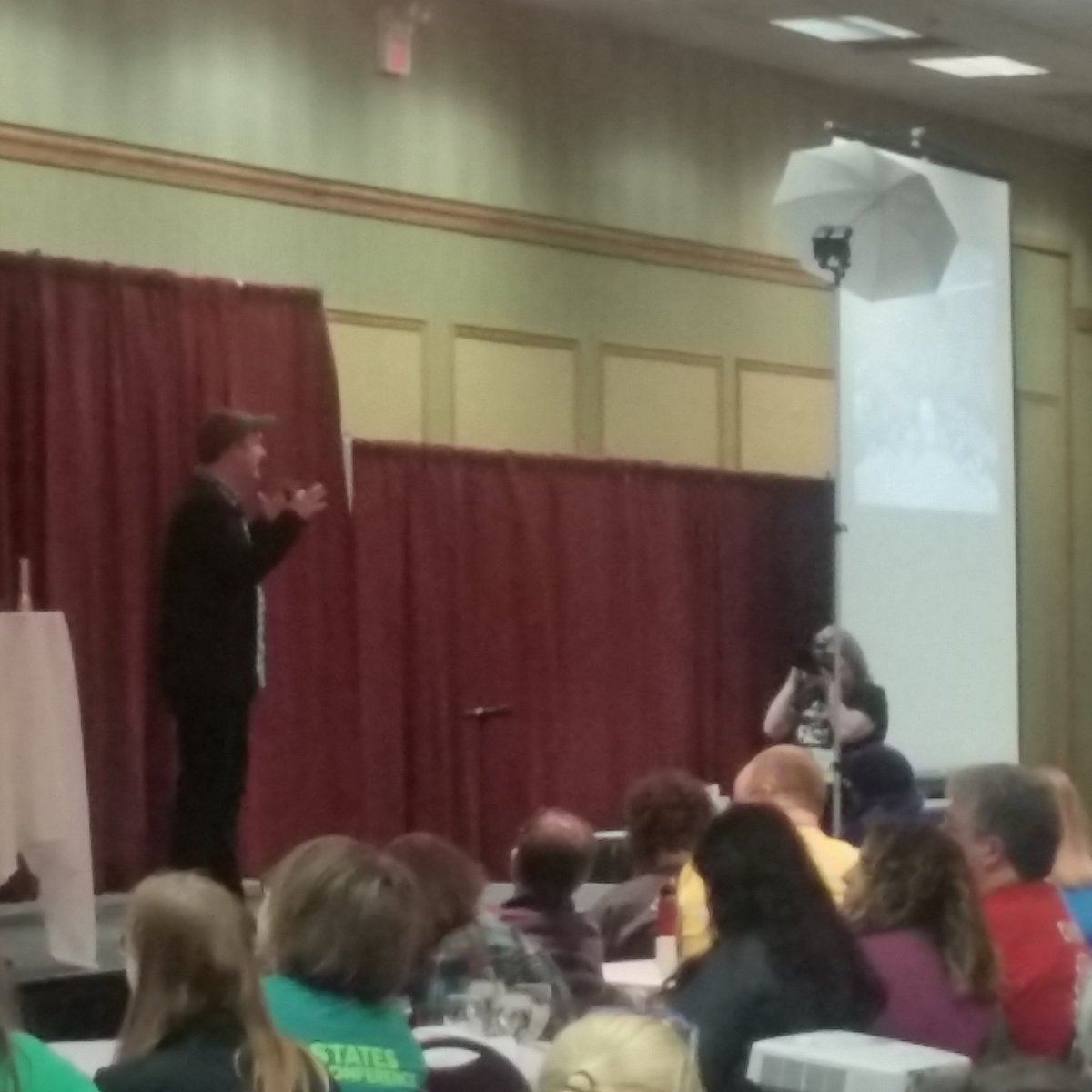 AskDocG's tweet photo. Learning w @thebradmontague about how to help kids: "Be the person you needed when you were a kid." #MidStates2016 https://t.co/FvClM6bTpp