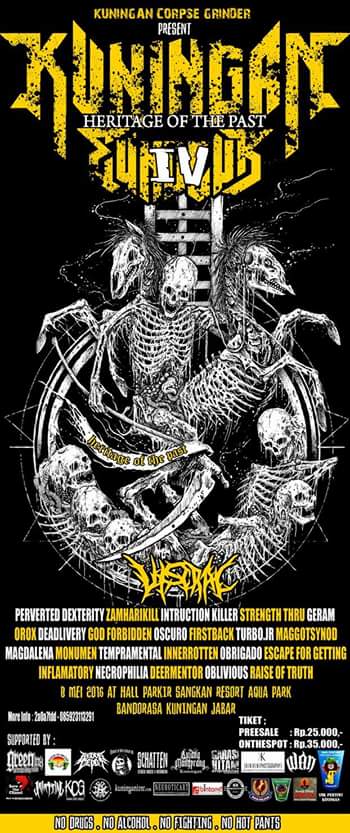 KUNINGAN EUNDEUR #4 ,8 mei 2016 \w/ <a href="/VISCRAL/">VISCRAL</a> <a href="/Zamharikill/">ZAMHARIKILL_official</a> <a href="/InstructionKill/">INSTRUCTION KILLER</a> @GodForbidden1 <a href="/geramgrind/">GERAM</a> ,,AND MORE