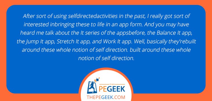 mrrobbo's tweet photo. Episode 46 – Self Directed Physical Education https://t.co/2zNgiBXA1z

#physed #pegeeks #thepegeek https://t.co/aj7lYqfQCn
