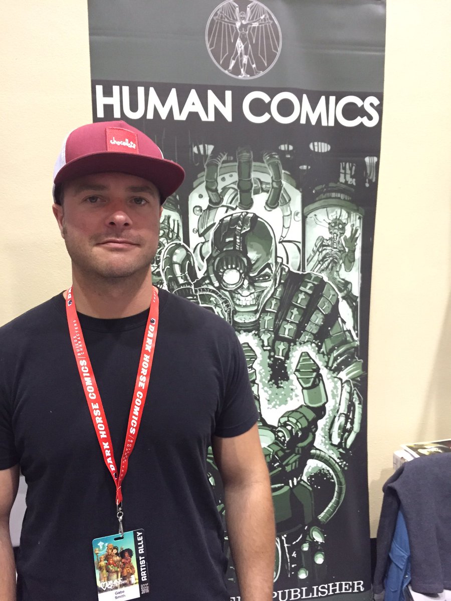 HumanComics's tweet image. I am at table A12 in artist's alley at #EmeraldCityComicon #ECCC  The first room against the wall. Come say hi!!