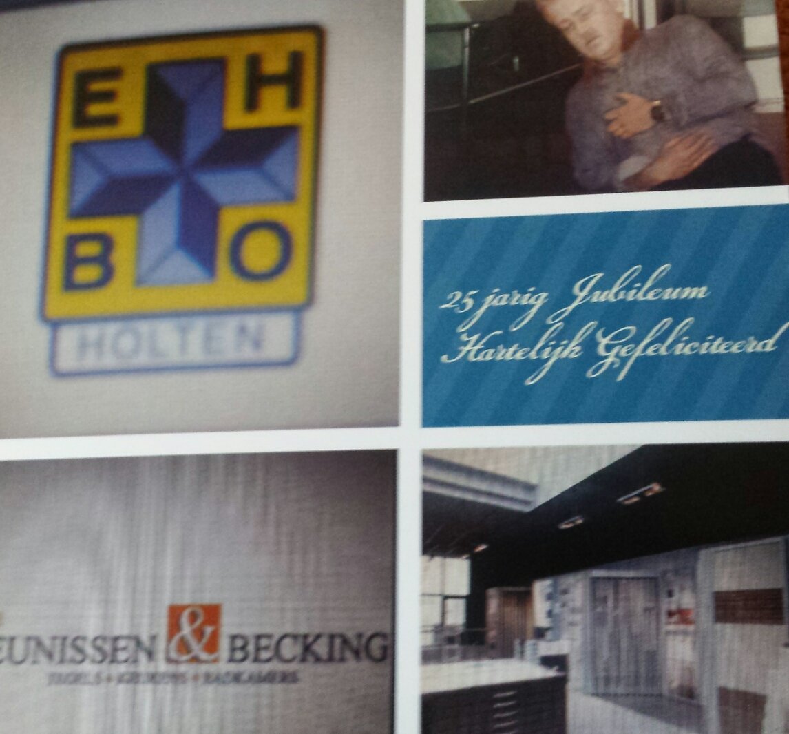 De tijd vliegt 25 jarig jubileum werk en E.H.B.O