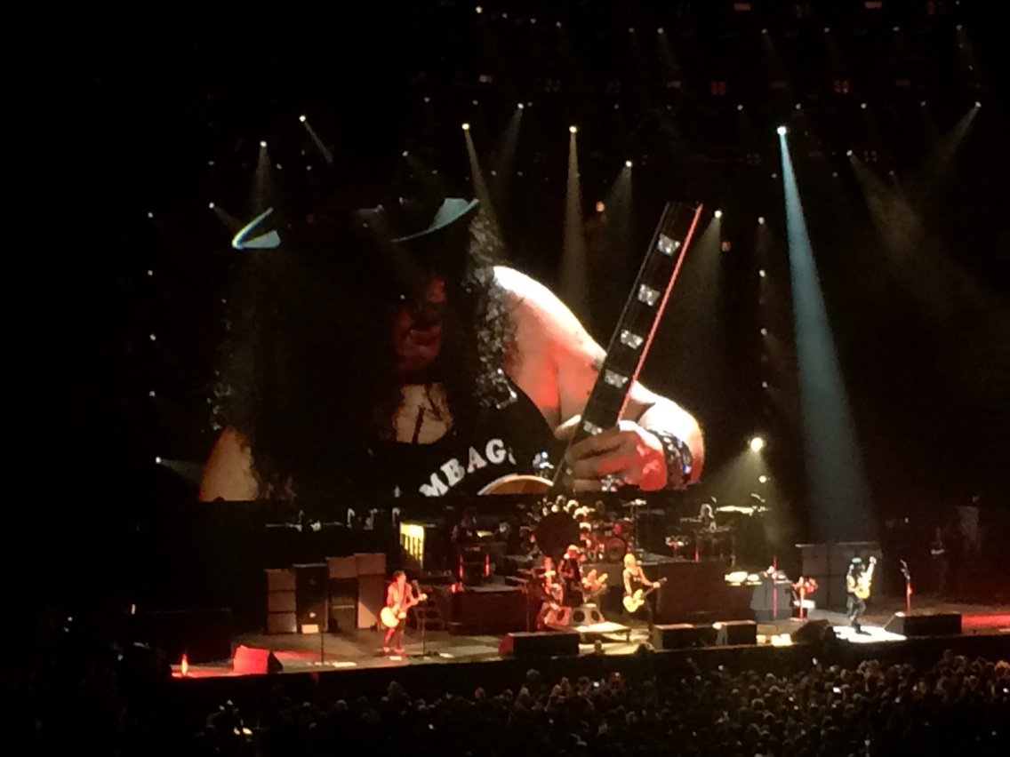 Slash and Axl and the rest of Guns and Roses were awesome!  Patience was a highlight.