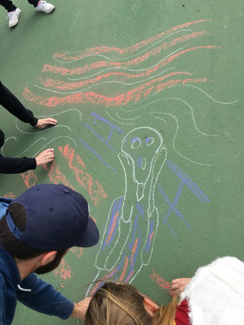 Callangraham's tweet photo. THE SCREAM #QSLC #Questival https://t.co/liWLXUwppt