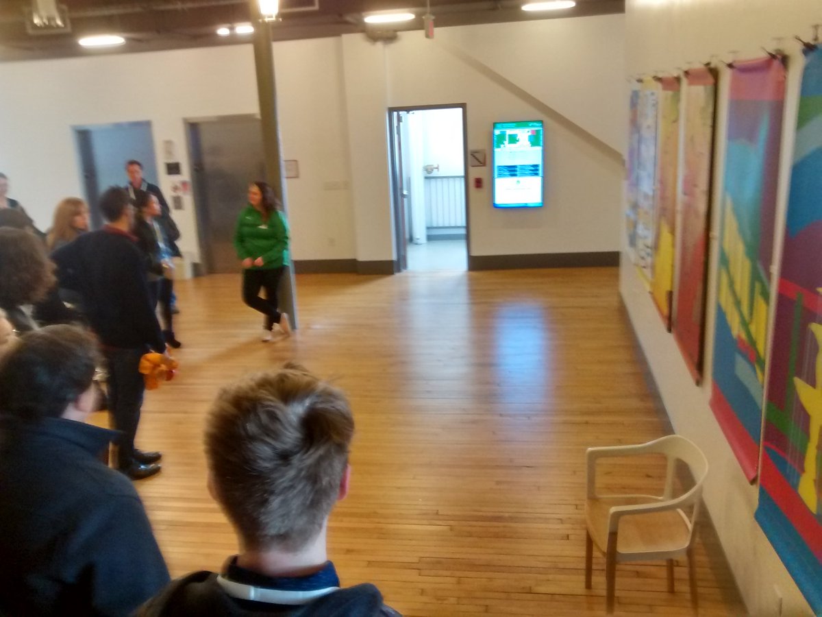 hoey_ethno's tweet photo. Bridging town and gown ... anthropologists and artists at the @marshallu Visual Arts Center for #SAS2016WV https://t.co/pYMxShXdSX