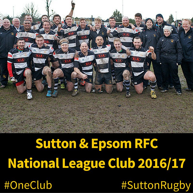 SuttonEpsomRFC's tweet image. CHAMPIONS OF LONDON 1 SOUTH!!! National Leagues here we come!!! #SuttonArmy