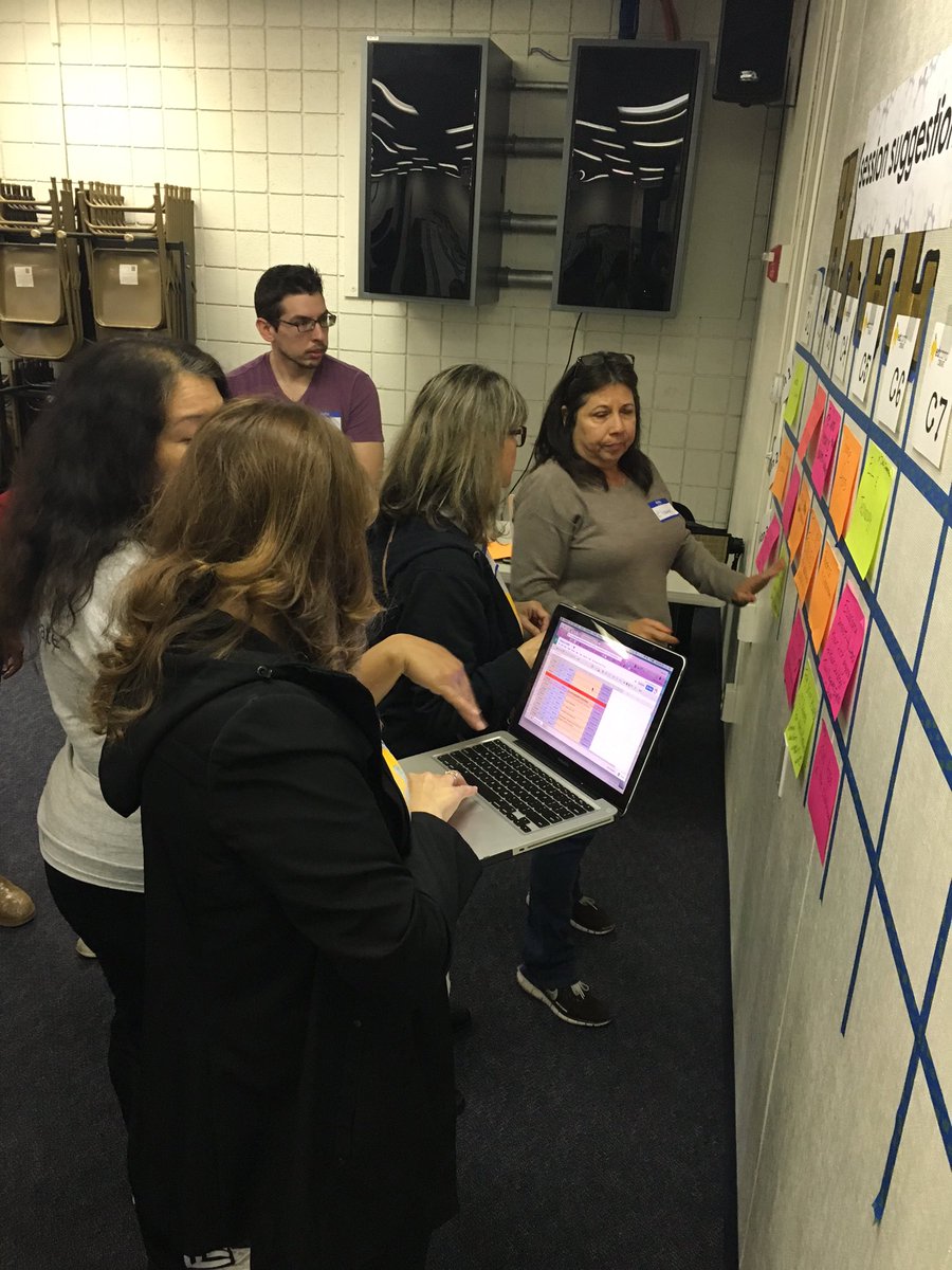 edcampcreate's tweet photo. It takes a village to build a session schedule! #edcampcreate https://t.co/XV7oYnxtSr