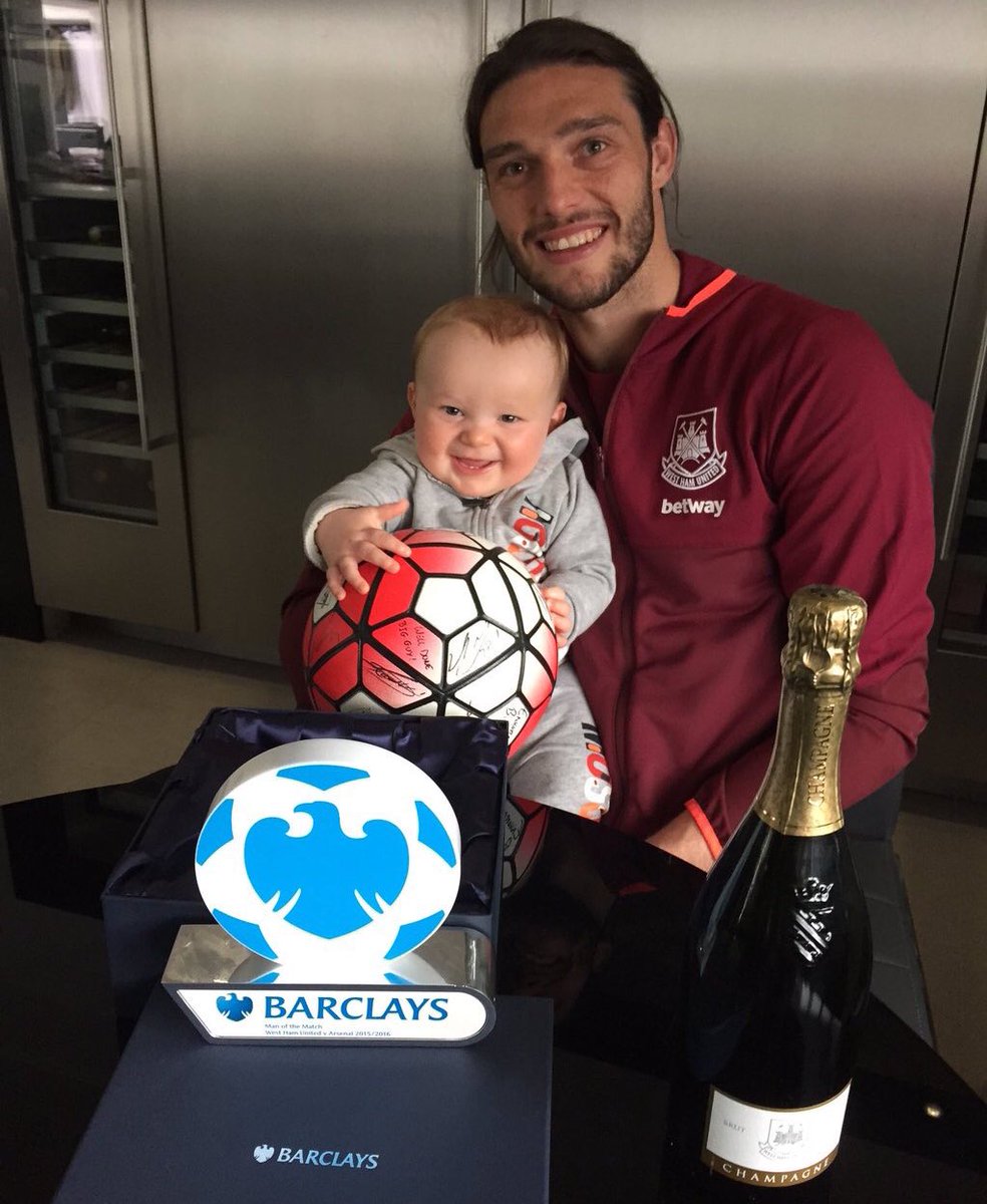 WestHam_Central's tweet image. Smiles all round in the Carroll household! Well done Big Man!