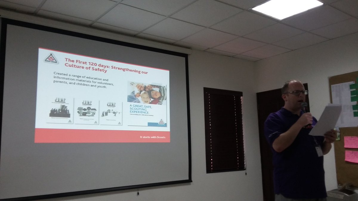 rsanchezvaca's tweet photo. "Fortalcer nuestra cultura de seguridad" @stephenkent. #ScoutIAR https://t.co/uWsZI3HHOR