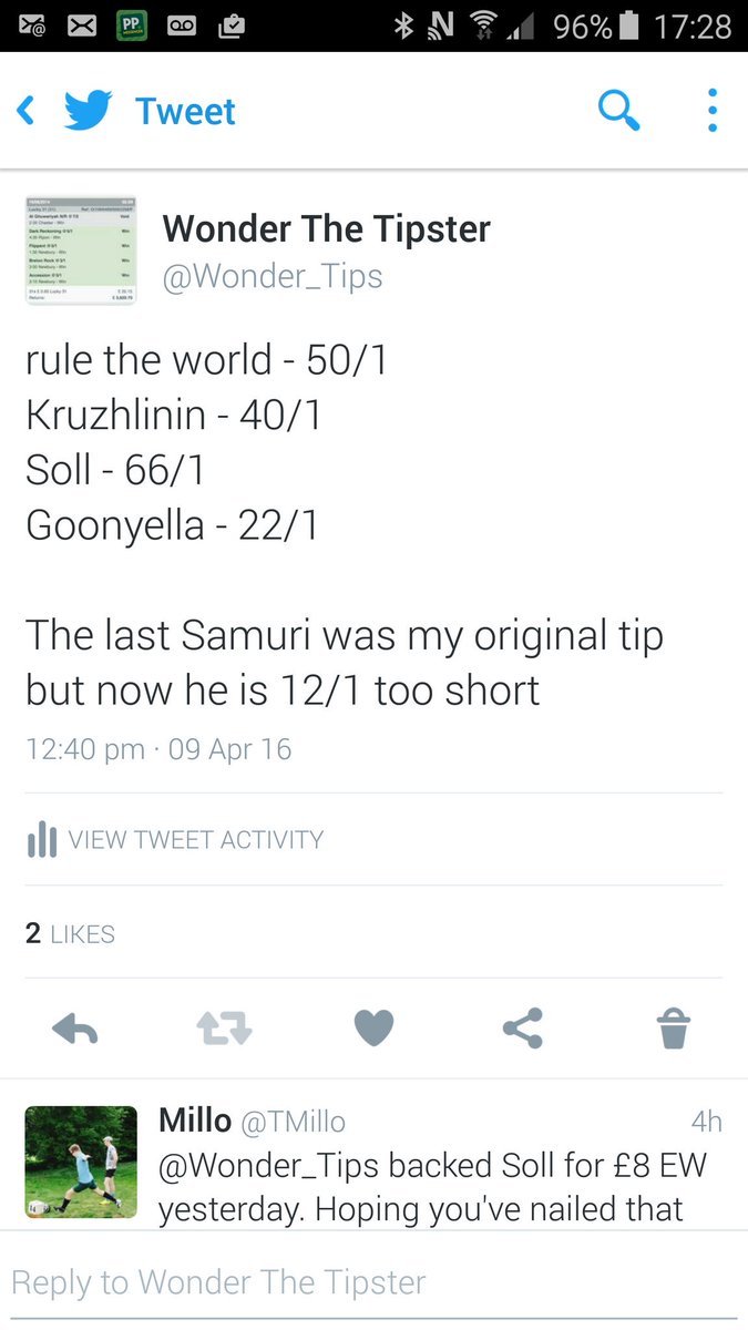 Wonder_Tips's tweet image. So who followed the grand national tips  50/1 winner Rule The World &amp;amp; 22/1 on Goonyella e/w