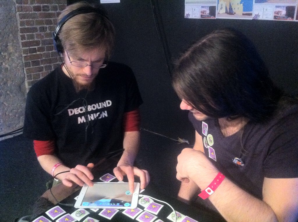 Mr_Dillon's tweet photo. Last #electriclullaby with  @Kraydius @egx #rezzed. Thanks to all who played. Keep an eye out for it! #ios #Android https://t.co/30DH5mxDVh