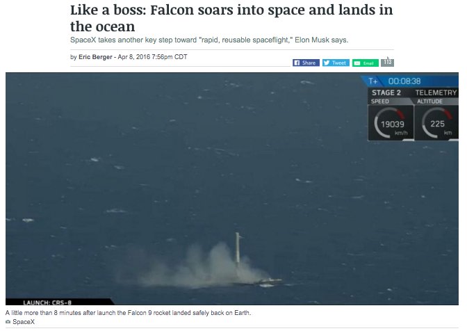 arstechnica's tweet image. Totally ho-hum—all @ElonMusk did this wk was sell 325K future cars + land a rocket on a boat arstechnica.com/science/2016/0…