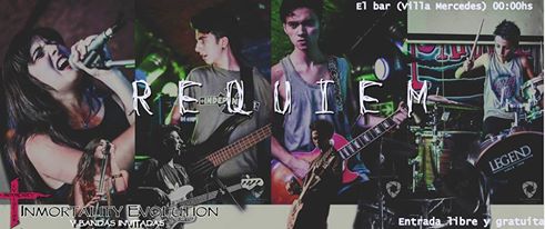Esta noche los esperamos en Villa Mercedes, en El Bar junto a Inmortality y varias bandas más!!