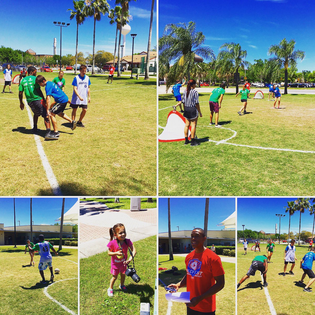 UCFRWC's tweet photo. 3-way Soccer at @IMSports Great day for UCF's Greatest day of Play! #Recfest26 #UCF https://t.co/6q4fUZyR0g
