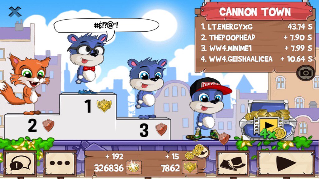 Enrggy's tweet photo. Want to catch an L? #funrun2 #Thepoophead #minime1 #geishaalicea https://t.co/CnRby3cwQO