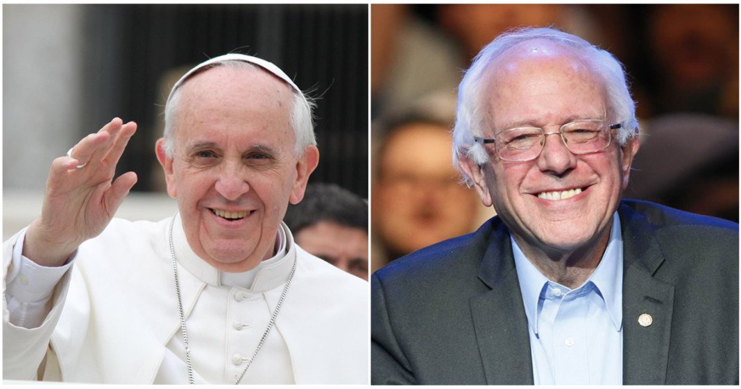 AmericanIndian8's tweet photo. Sanders Invited To Speak At Vatican https://t.co/weqDwYr8SN @BernieSanders #NativesForBernie #INDIGENOUS #TAIRP https://t.co/UnNPNi1D8z
