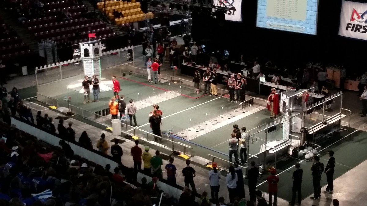 Alliance selection we welcome Team 5576 and Team 167 to our alliance! Good luck! #northstarregional  #stronghold