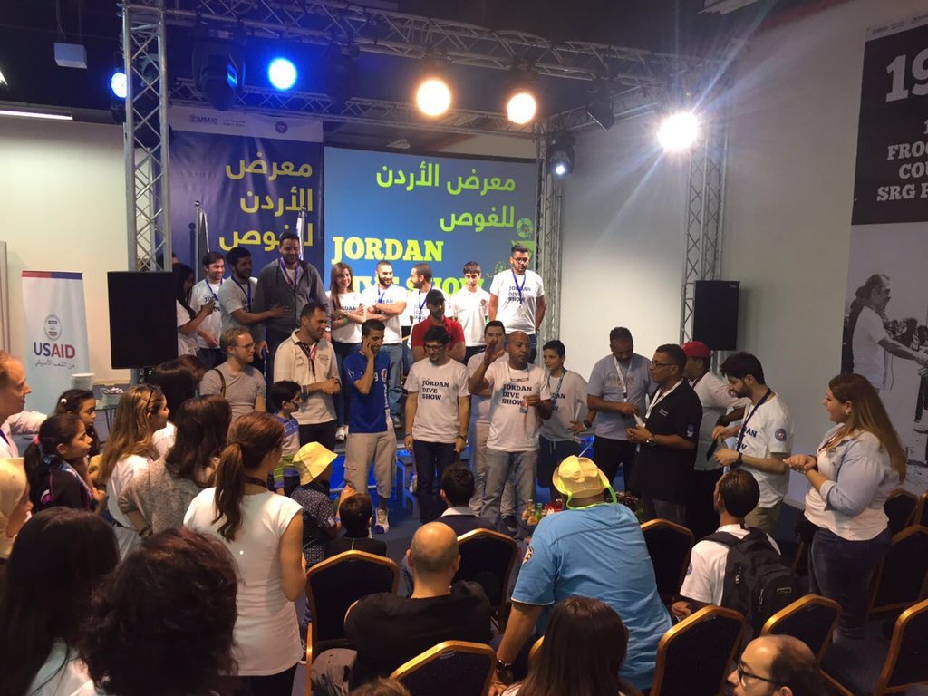 At the end of #JordanDiveShow thanks toADA,ASEZA,JREDS and the 21 diving centers Waiting for #diving lovers in Aqaba