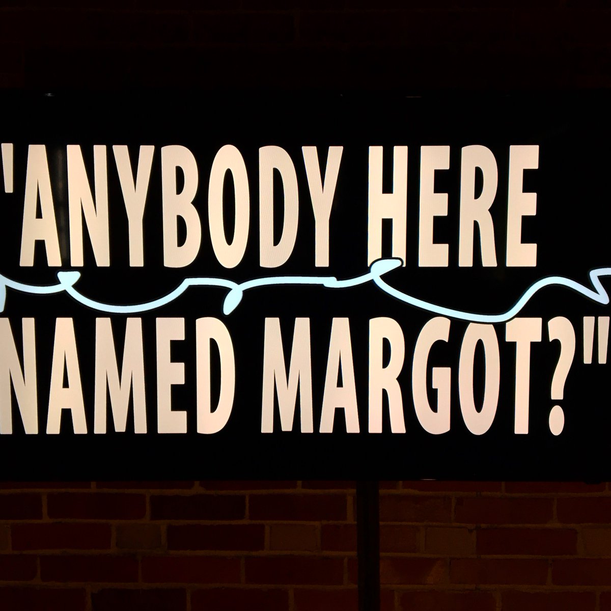 CORP_US's tweet photo. The gallery is open until 3 pm today... We're looking for Margot. https://t.co/6iAr3BtbB8