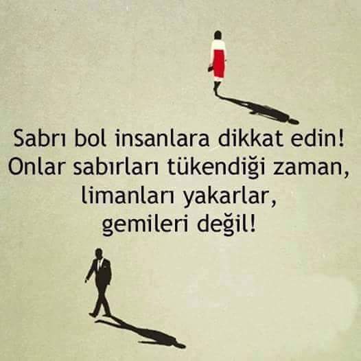 Sabır da bi yere kadar......