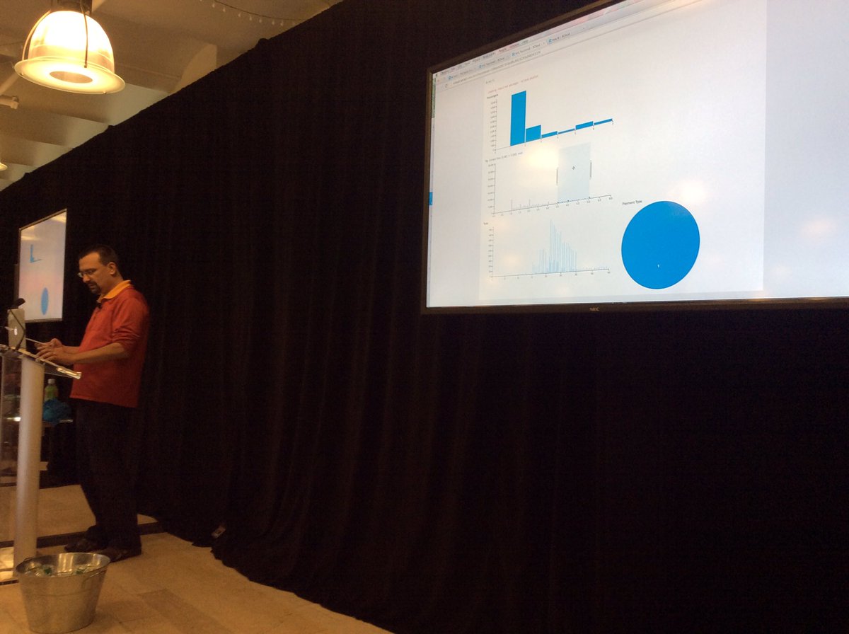 statpumpkin's tweet photo. Simon Urbanek showing open source
collaborative R environment RCloud. Try it at https://t.co/3i0mSi5MzE  #rstatsnyc https://t.co/nQx2TyDwRF