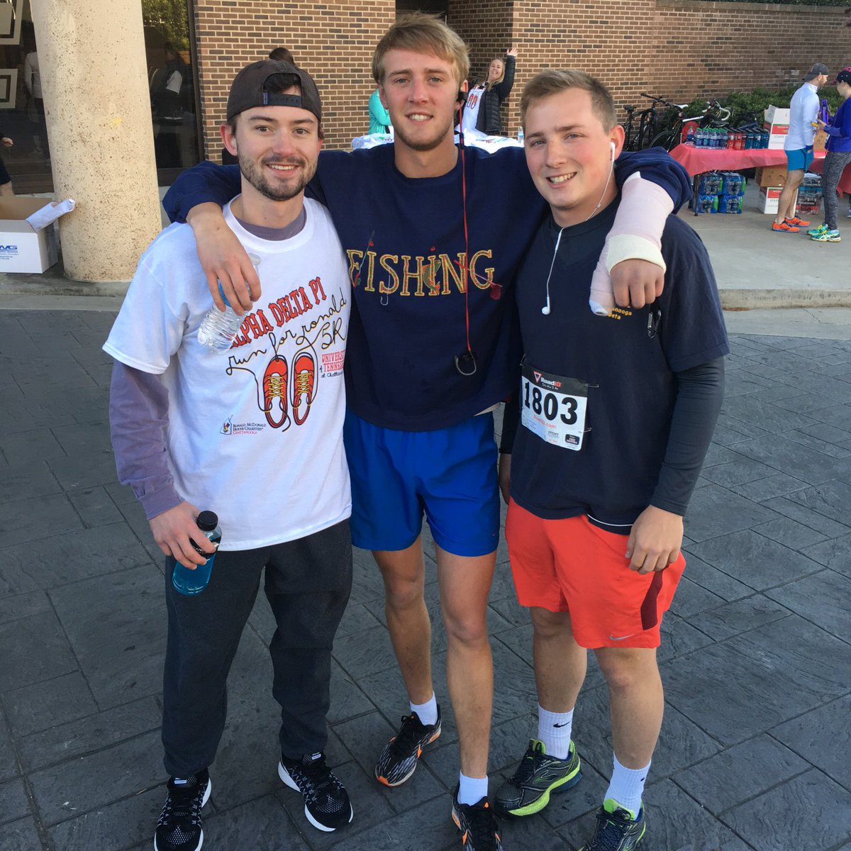 UTCKappaSigma's tweet photo. Excited to help @UTC_ADPi with #runforronald this morning Congrats to brother @Captainpin16 on taking gold in the 5K https://t.co/sLPDTN3B2S