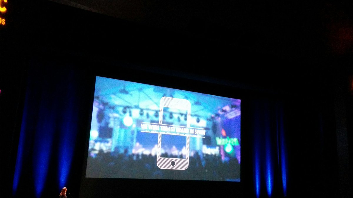 anuoraguilar's tweet photo. El premio Instagram del #cdec2016 es para @Heineken_ES por su feeling con la música en esta plataforma https://t.co/EmMcHB0YXr ..