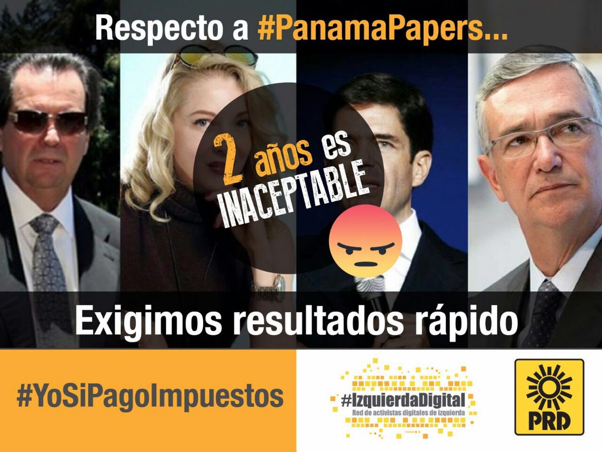 EDGARPEREYRA's tweet photo. Informe el @SATMX qué investigación sobre #PanamaPapers podría tardar hasta 2 años!! Es inaceptable #ExijoResultados https://t.co/4EuJSRd3XN