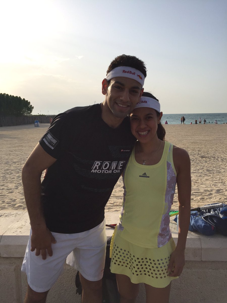 Nicol David tweet media