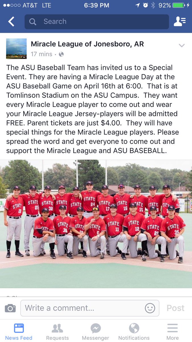 MiracleLeagueJB's tweet photo. https://t.co/AttYcJs5QJ