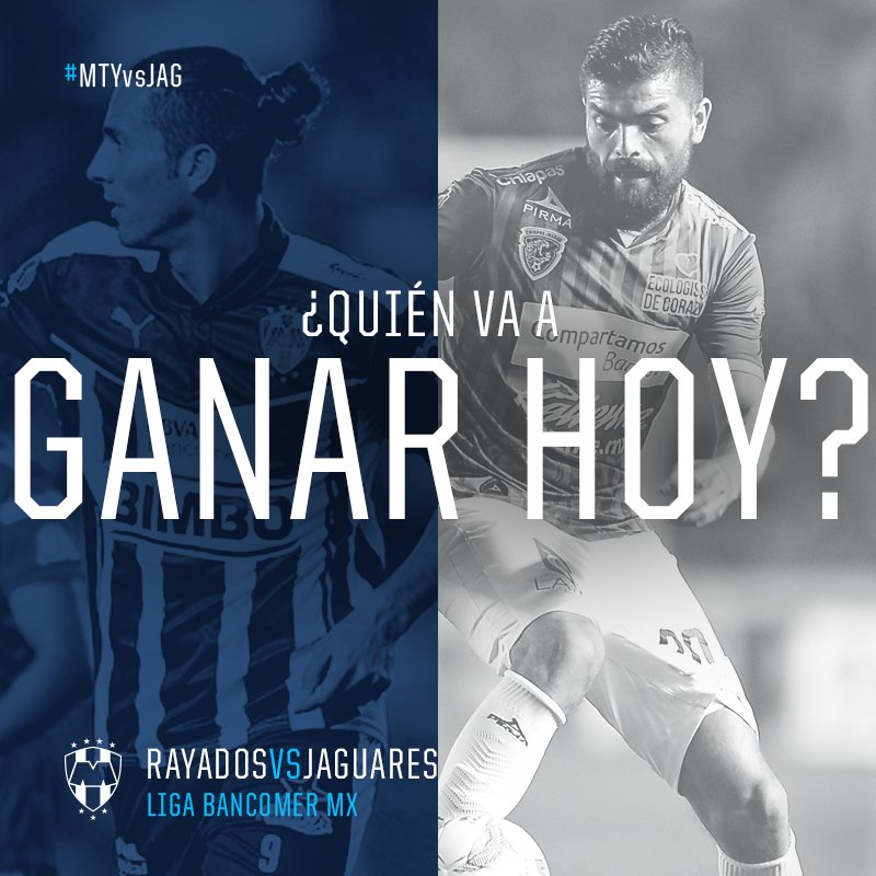 Rayados's tweet photo. 📢 ¡Atención, #Rayados! ¿Quiééééééééééén va a ganar hoy? ⚽ #VamosRayados #MTYvsJAG🙌 #ElFutbolTeMueve https://t.co/9iaafnE2Aa