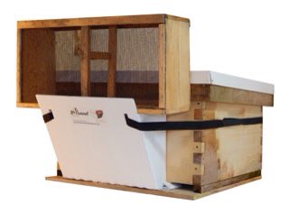 jillpikl's tweet image. Bee package installation cool new tool at b-funnel.com #installbees  #beekeeping #bees #honeybee