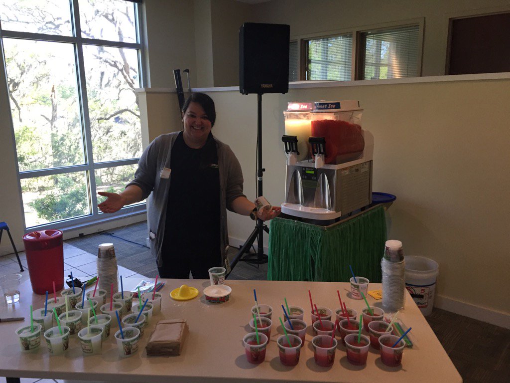 Callmeweeza's tweet photo. SURPRISE! We have a margarita machine. #bbcscon https://t.co/ZY31DaRBXT