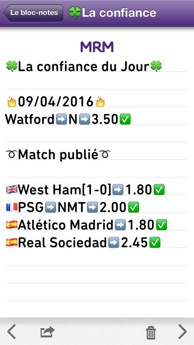 BillyProno's tweet image. @BillyProno @PG_Prono @score_fixed @LesPronos2Cardo @FacileProno un RT sa me ferais vachement plaisir 🙏